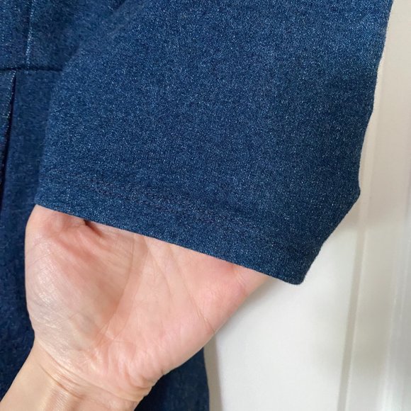 Elegant Le Chateau Dark Blue Dress - Picture 3 of 5